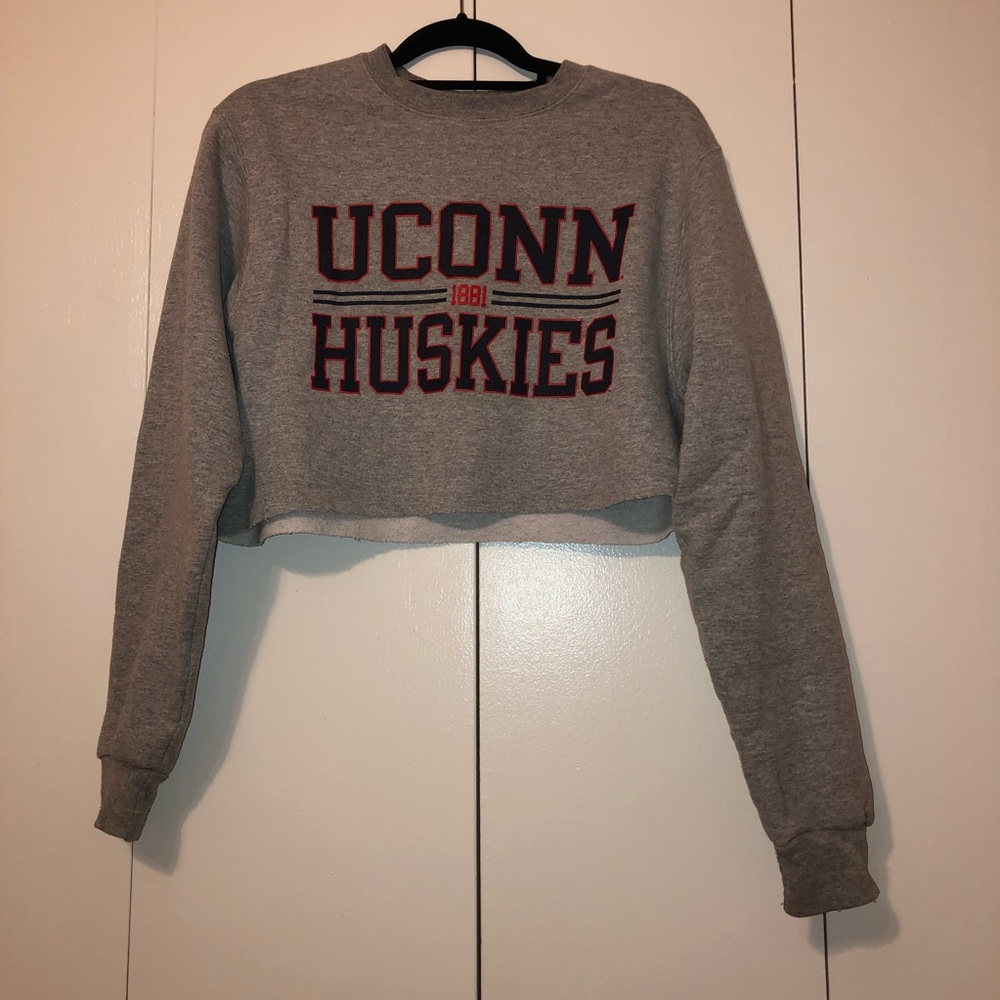 UConn cropped sweatshirt